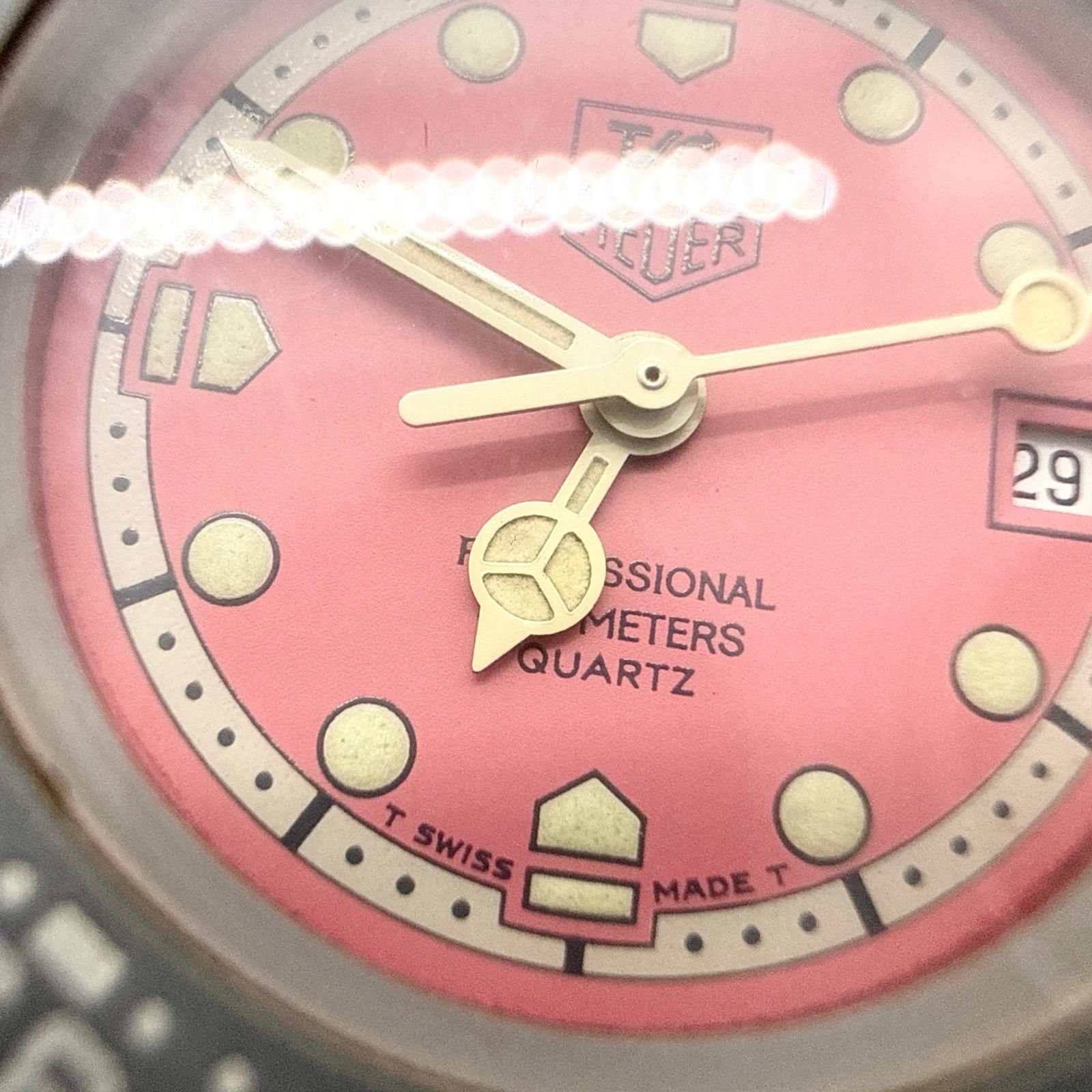 TAG HEUER タグホイヤー フォーミュラ1 ラバー 360.508 ピンク QZ