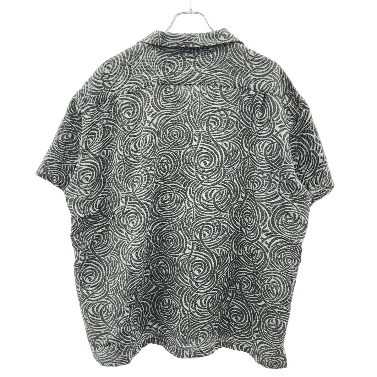 CALEE キャリー 25SS SPIRAL JACQUARD CHAMBRAY S/S SHIRT スパイラル