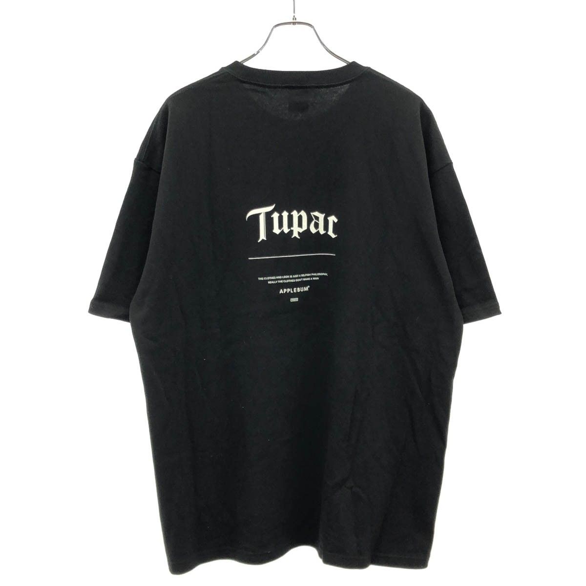 APPLEBUM アップルバム 2PAC プリントTシャツ K87-M ブラック XXL