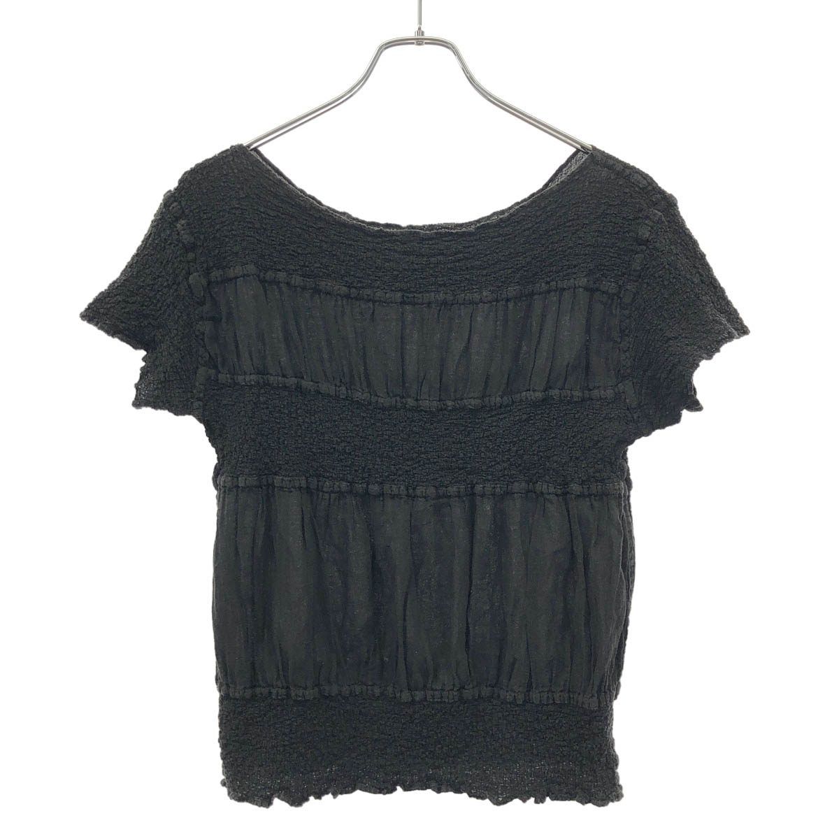 me ISSEY MIYAKE ミーイッセイミヤケ トップス MI42FK312 ブラック F