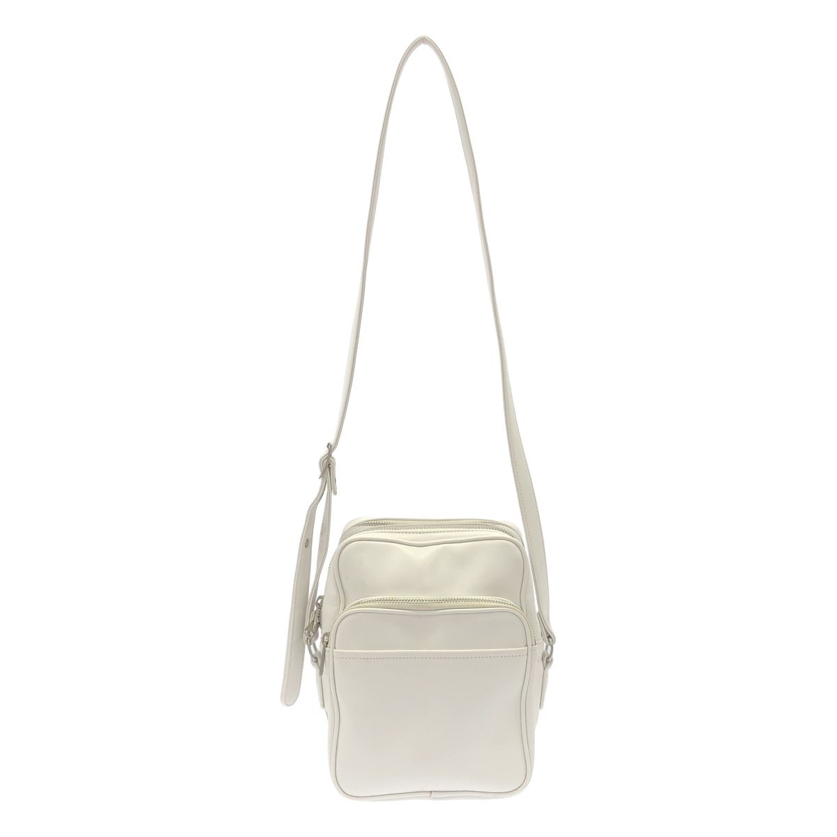 COMME des GARCONS コムデギャルソン フェイクレザーショルダーバッグ OZ-K 224 ホワイト