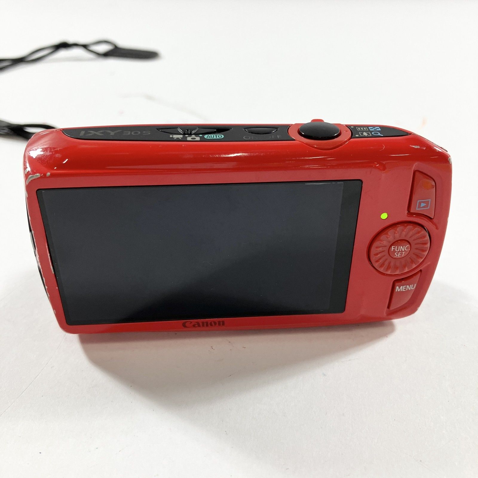 ☆ Canon IXY 30S レッド 充電器付 キヤノン デジタルカメラ コンデジ