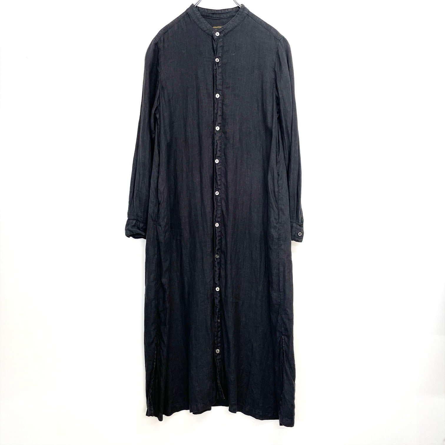bisque by nest robe ビスク バイ ネストローブ バンドカラー リネン