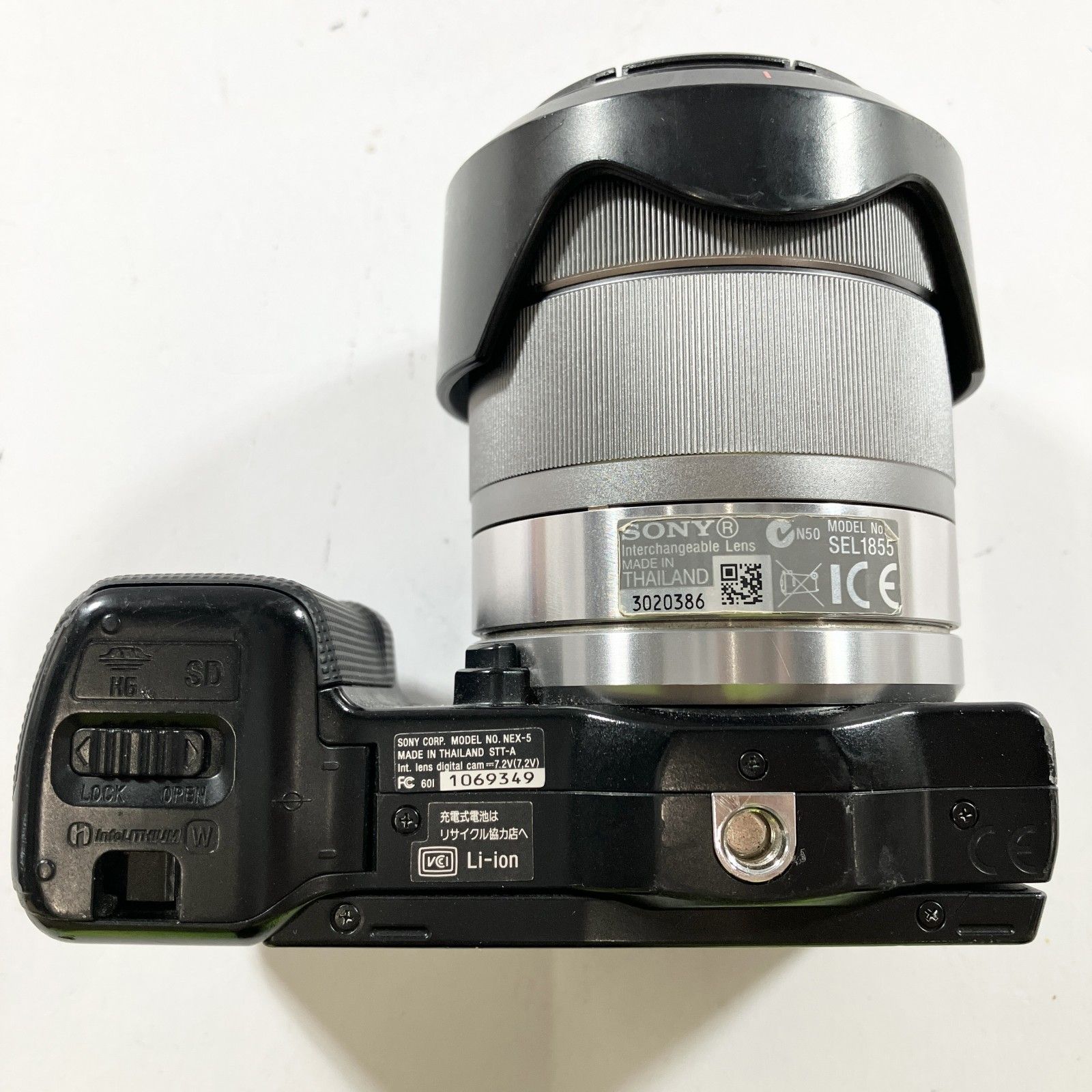 SONY NEX-5 SEL1855 レンズキット 難あり ジャンク扱い ☆ SONY NEX-5 ミラーレス一眼カメラ 標準ズームレンズキット SEL1855