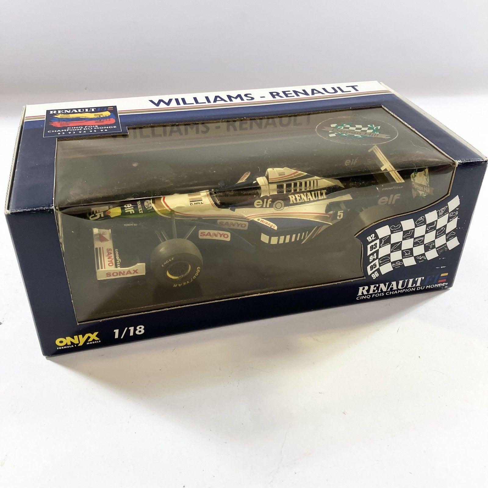 ☆ オニキス 1/18 ウィリアムズ ルノー FW18 デーモンヒル 1996