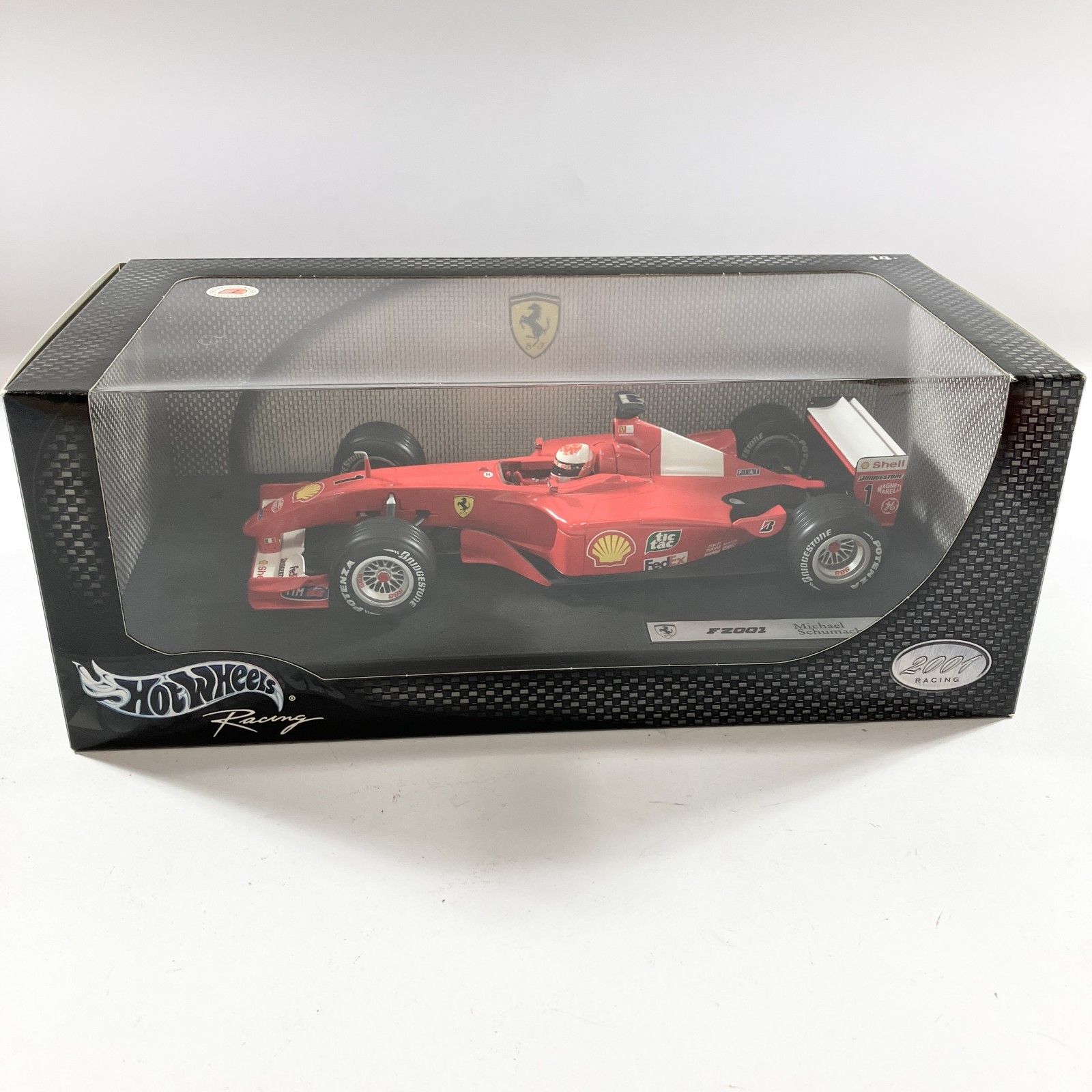 ☆ ホットウィール 1/18 フェラーリ F2001 ミハエルシューマッハ 2001