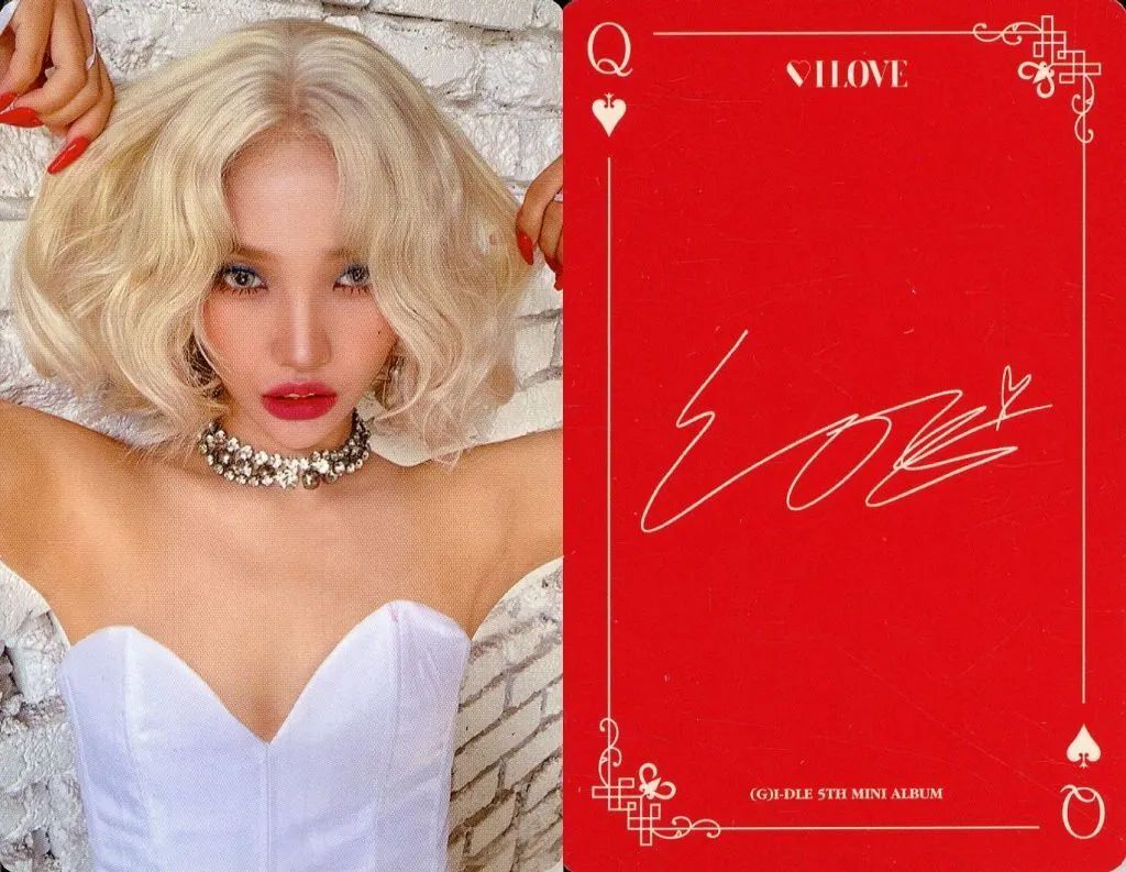 中古】コレクションカード(女性) (G)I-DLE/ソヨン(Soyeon)/裏面赤