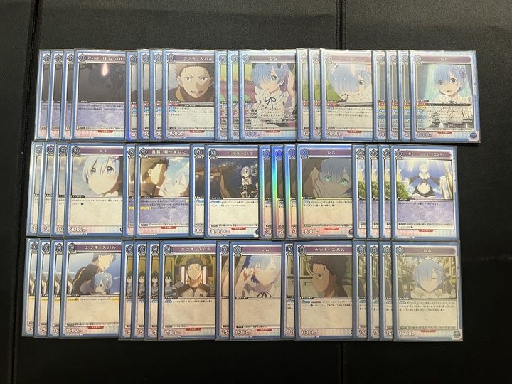【デッキ】 Re:ゼロから始める異世界生活 青 レムスバル【UNIONARENA】※ST4枚 ユニアリ