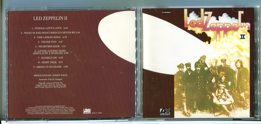 Led Zeppelin レッド・ツェッペリンII/CD 中古 セル版 AMCY-4006/e3486