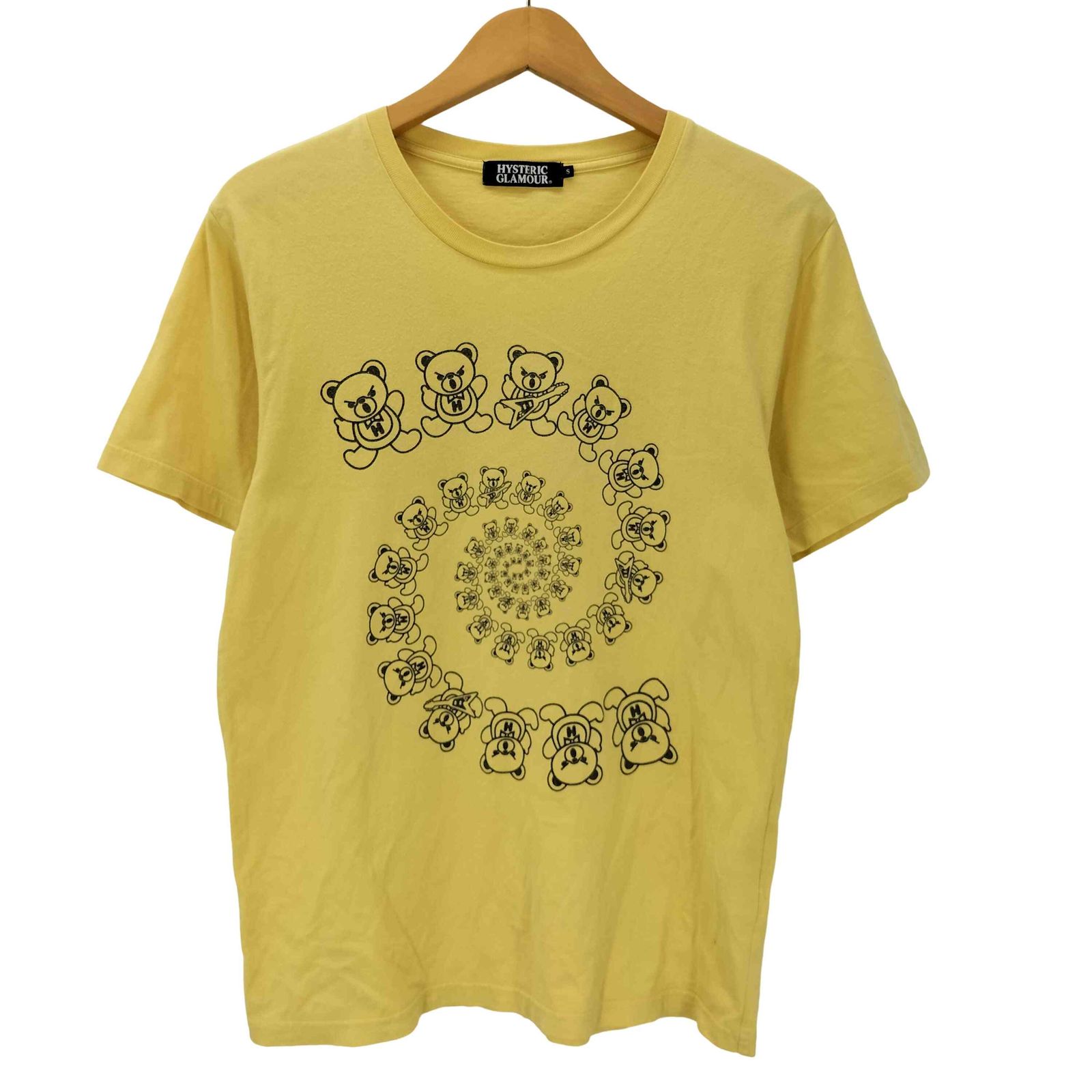 HYSTERIC GLAMOUR ファックベア パッチワークワンピース Y2K ヒステリックグラマー HYSTERIC GLAMOUR ファック ベアー ヒスベア