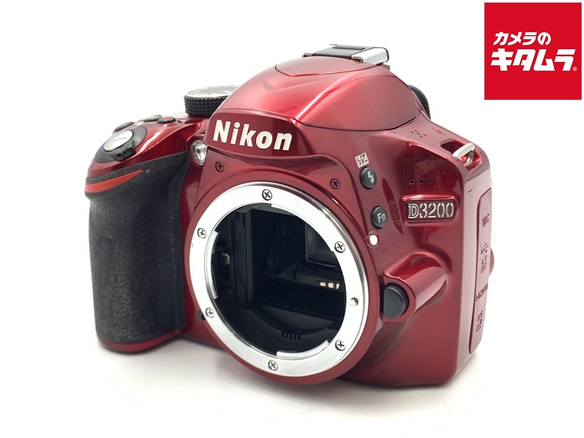 【中古】 【並品】 ニコン D3200 ボディ レッド
