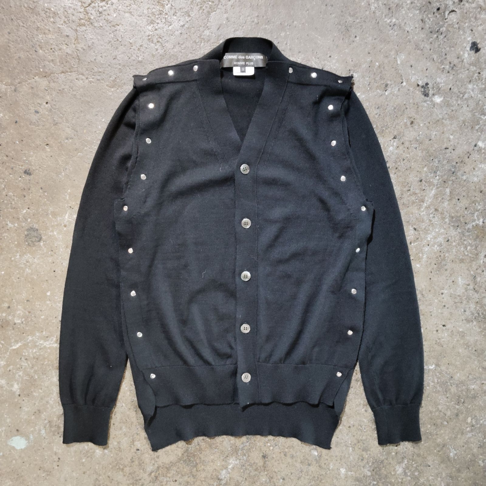 COMME des GARÇONS HOMME PLUS スタッズカーディガン COMME des GARCONS HOMME PLUS 16aw スタッズカーディガン