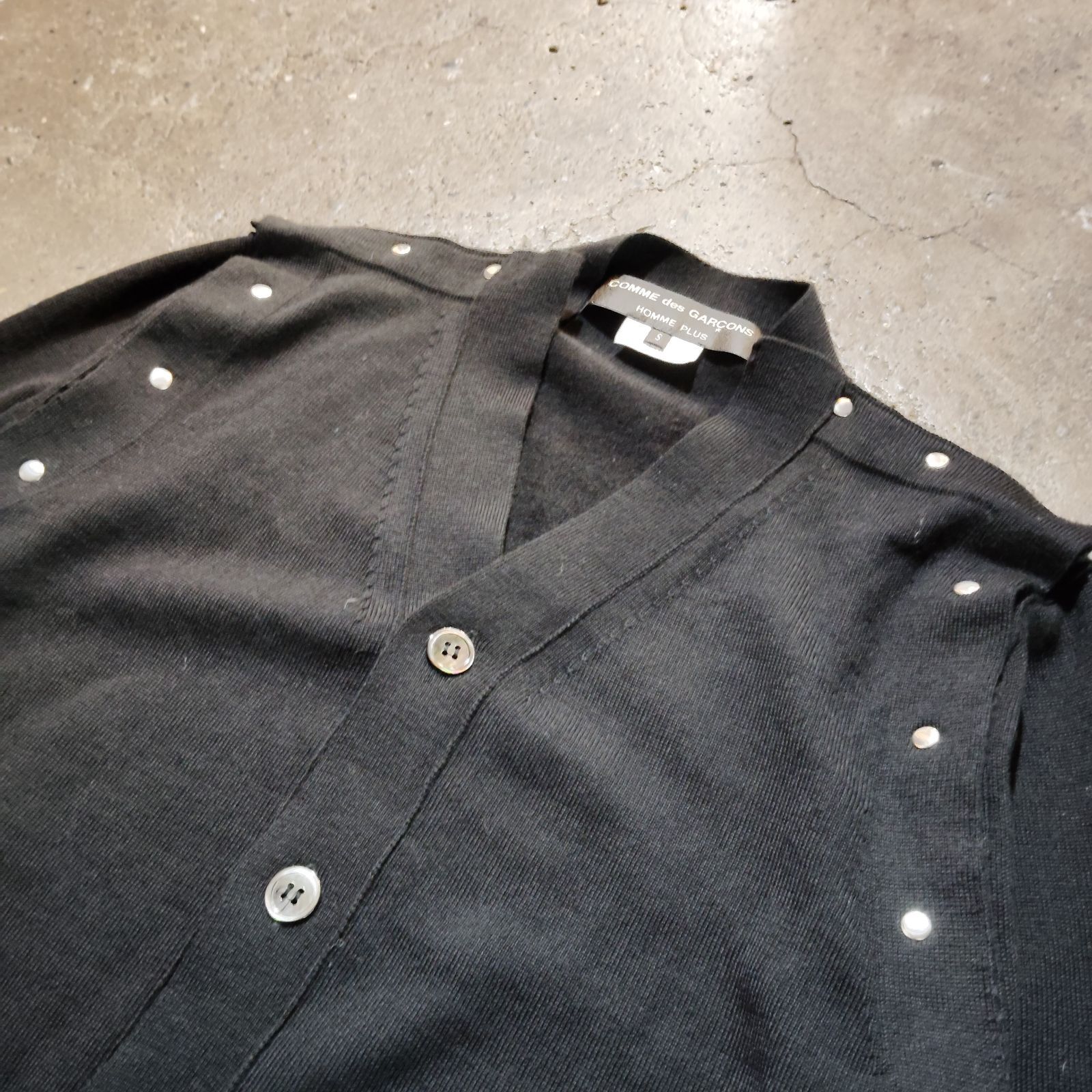 COMME des GARCONS HOMME PLUS 16aw スタッズカーディガン
