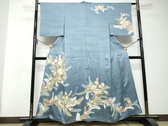 平和屋着物○訪問着 草花文 金彩 正絹 逸品 DABI2806ud - メルカリ
