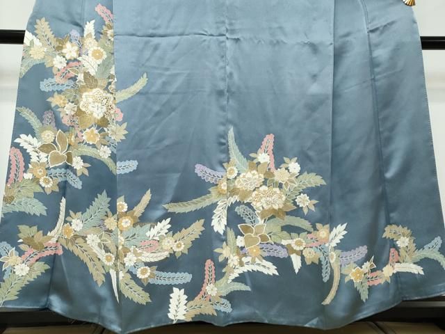 平和屋着物○訪問着 草花文 金彩 正絹 逸品 DABI2806ud - メルカリ