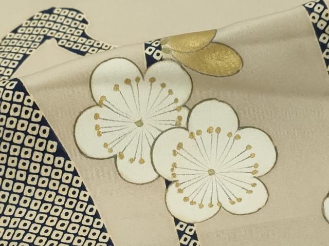 平和屋着物○訪問着 鹿の子枝梅文 金彩 正絹 逸品 DABI2813ud - メルカリ