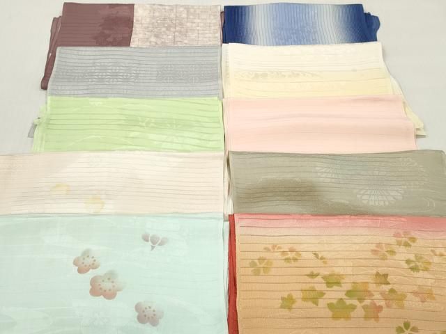 平和屋着物＊夏物　和装小物　帯揚げ10枚セット　正絹　逸品　DABI0460xg 15,210円