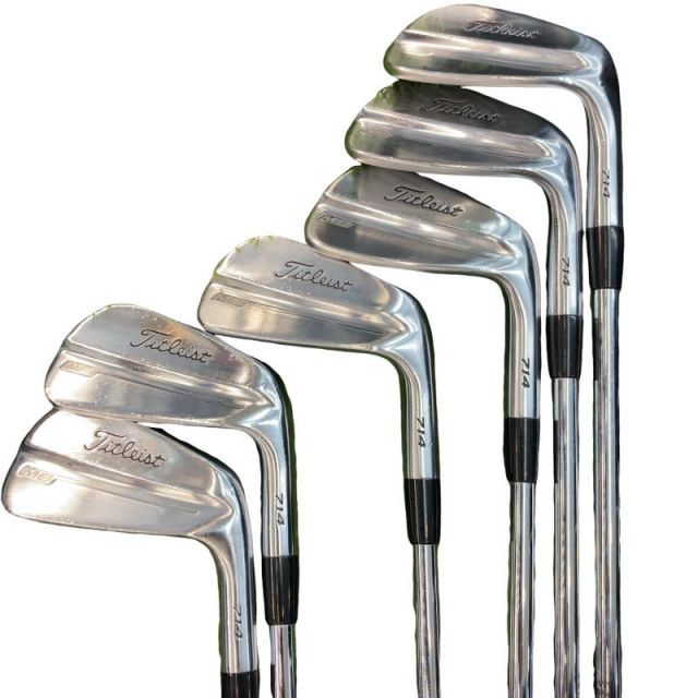 【中古】 タイトリスト Titleist MB 714 6S アイアンセット IR Dynamic Gold (フレックスS) メンズ 男性用 右利き 右用 Cランク ゴルフクラブ