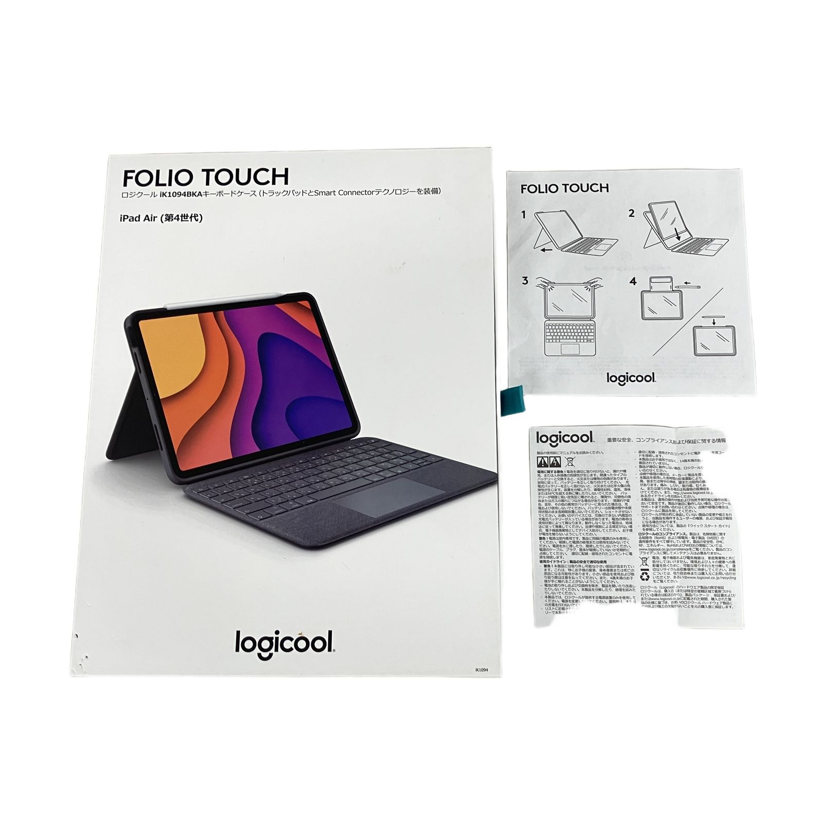 Logicool Folio Touch iPad Air 4世代 中古 - メルカリ