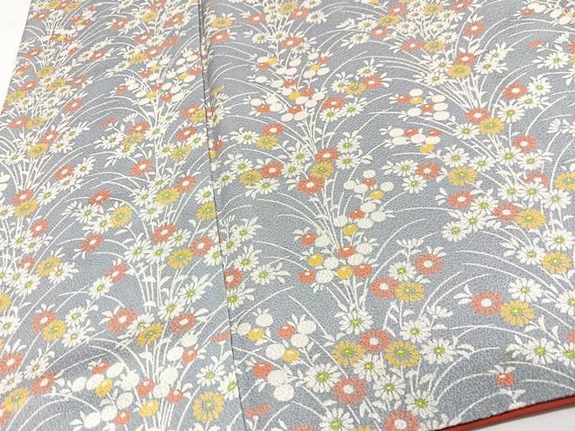平和屋着物□上質な小紋 草花文 正絹 逸品 CABJ8103xe - メルカリ