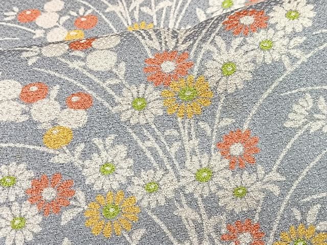 平和屋着物□上質な小紋 草花文 正絹 逸品 CABJ8103xe - メルカリ