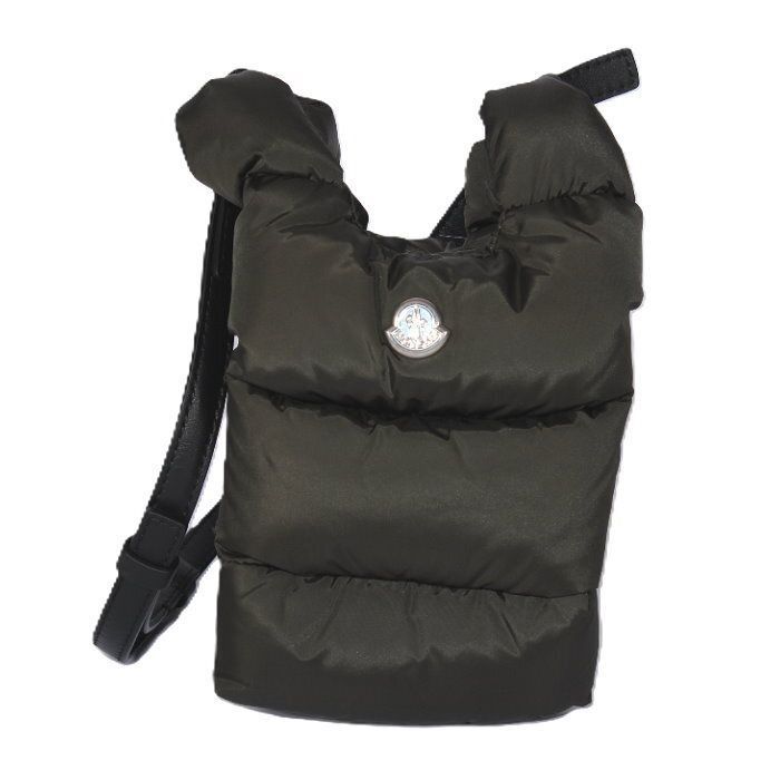 モンクレール MONCLER LEGERE レジェール スモール クロス ボディバッグ 5L00022 M6275 835 カーキ ダウンバッグ 撥水ナイロン ショルダーバッグ ポシェット サコッシュ レディース メンズ ユニセックス【新品・本物】売れ筋