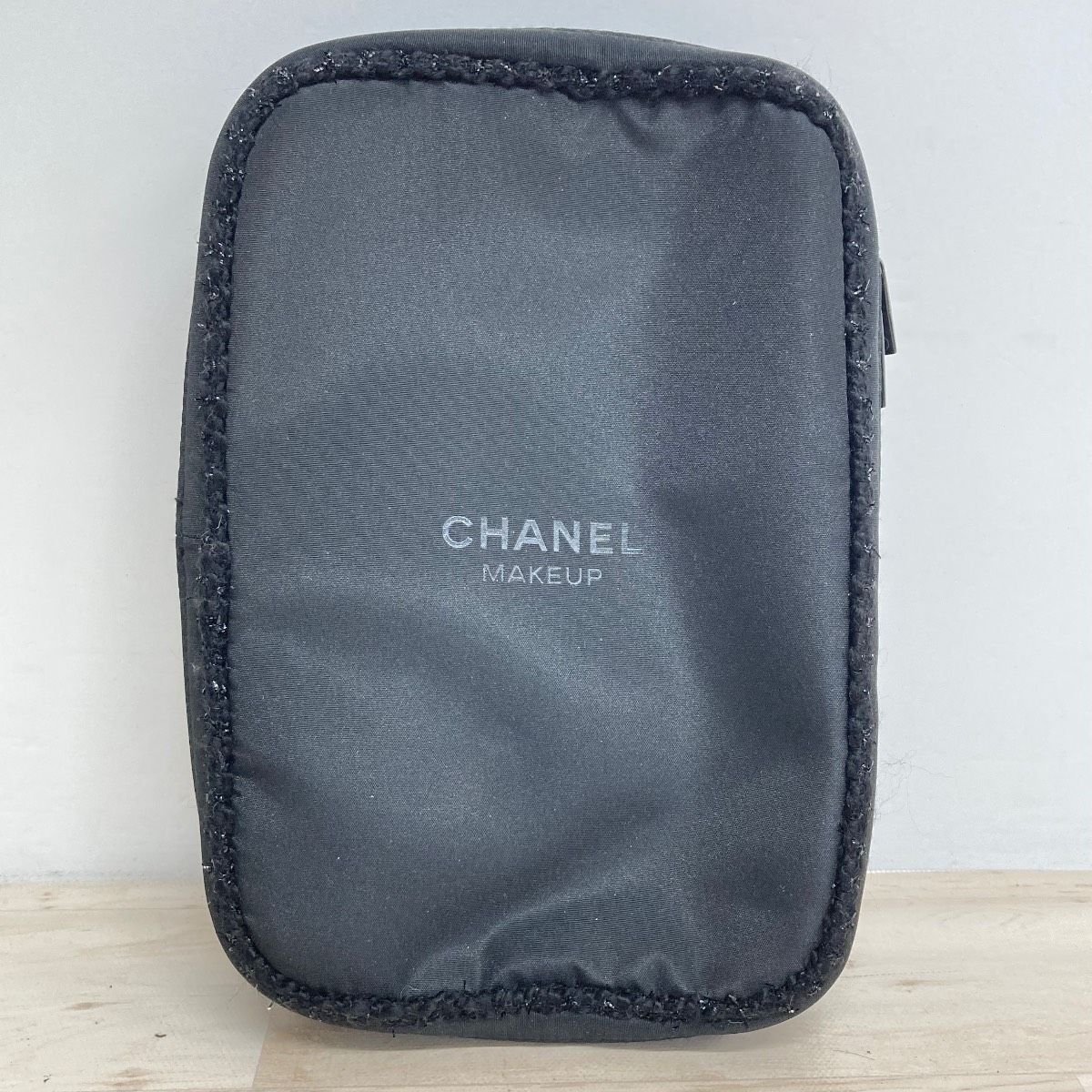 CHANEL/シャネル MAKEUP 化粧ポーチ/コスメポーチ ブラック/黒 ロゴ