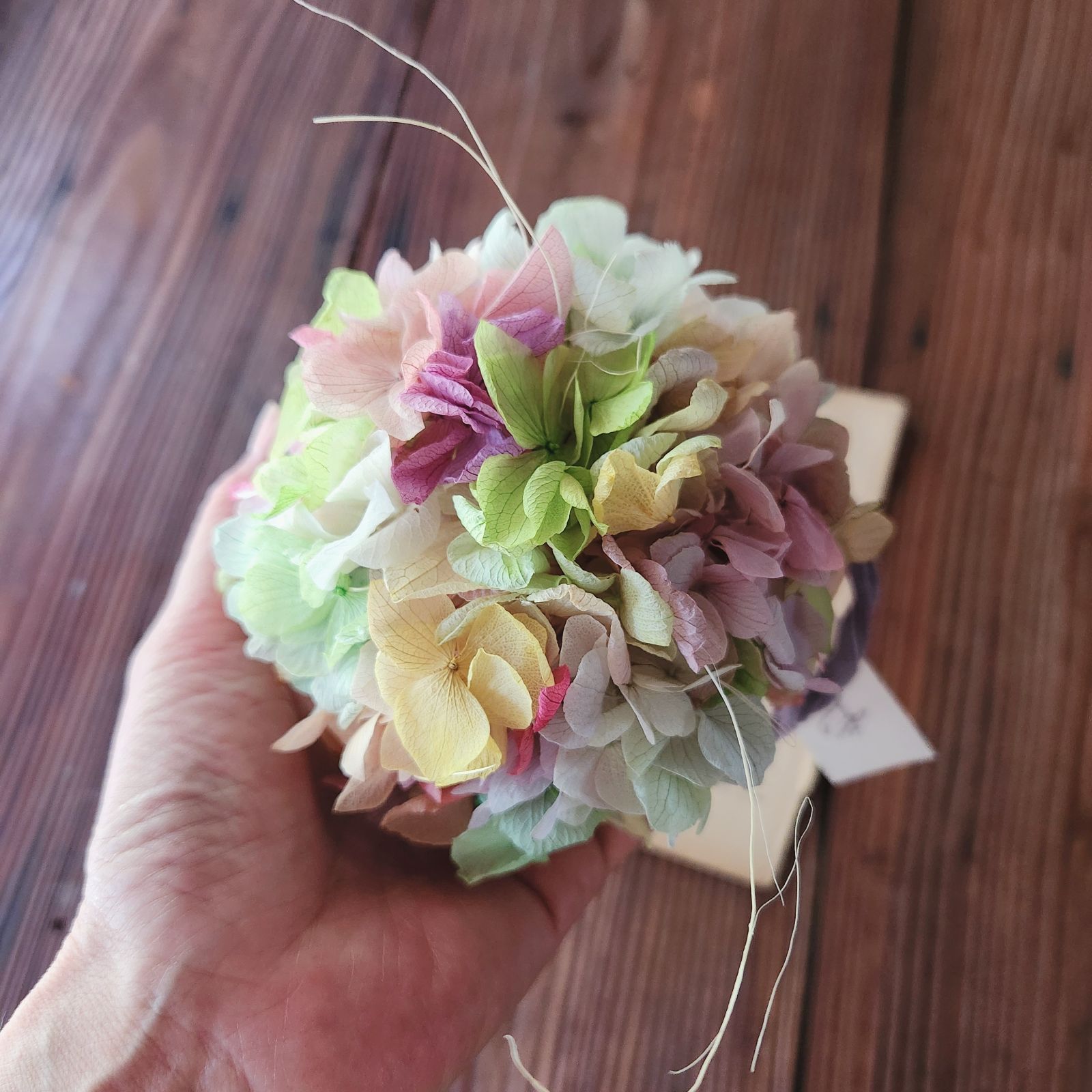 №187 紫陽花 アジサイ あじさい フライングリース フラワーボール