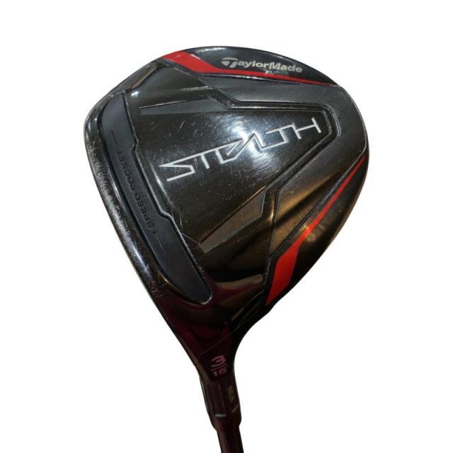【中古】 テーラーメイド STEALTH 3W レフティ フェアウェイウッド FW 純正特注シャフト (フレックスS) メンズ 男性用 左利き レフティ 左用 Cランク ゴルフクラブ