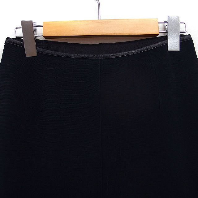 ベイジ BEIGE ニット タイト スカート ミモレ丈 スリット 無地 2