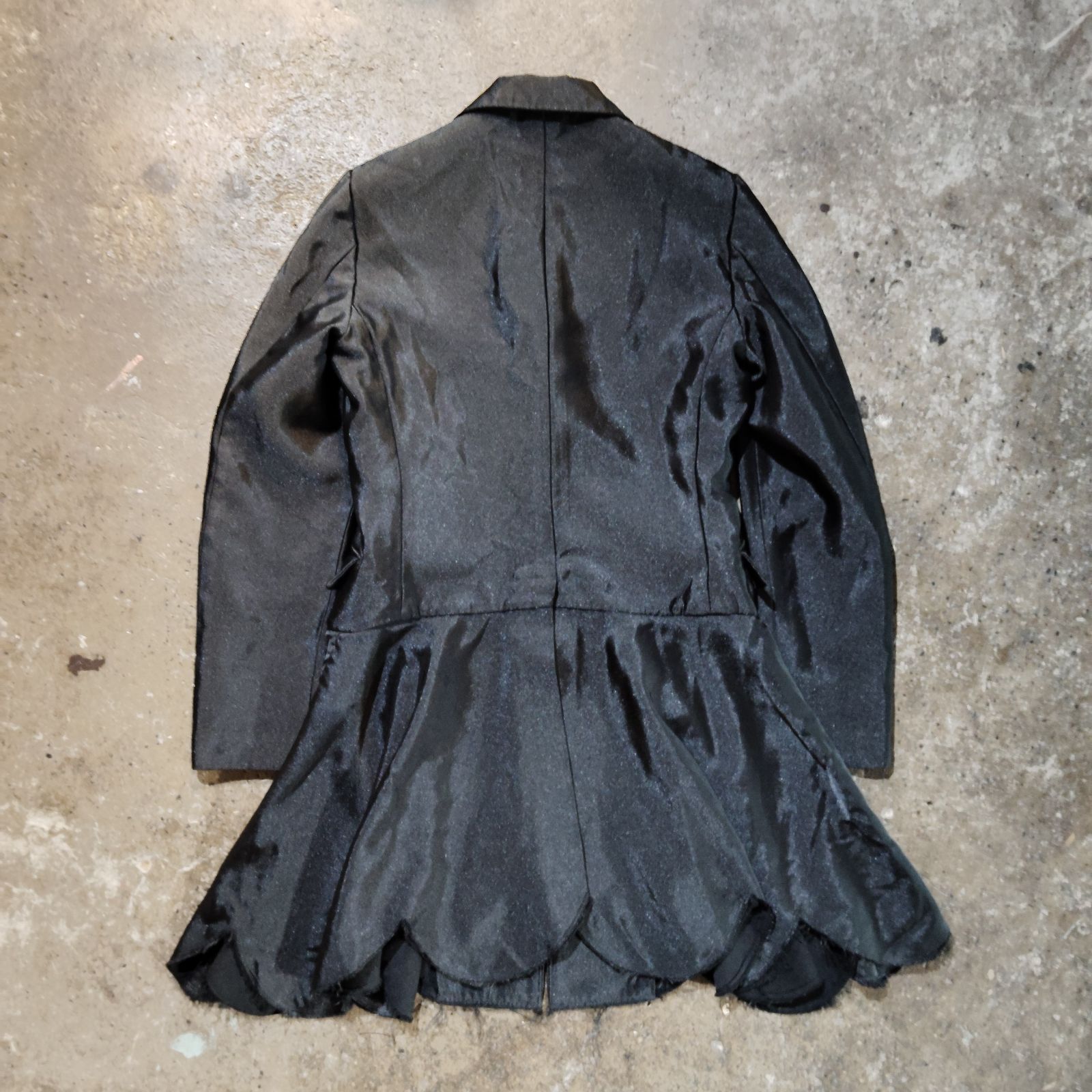 COMME des GARCONS HOMME PLUS 20ss エステル縮絨カットオフロング
