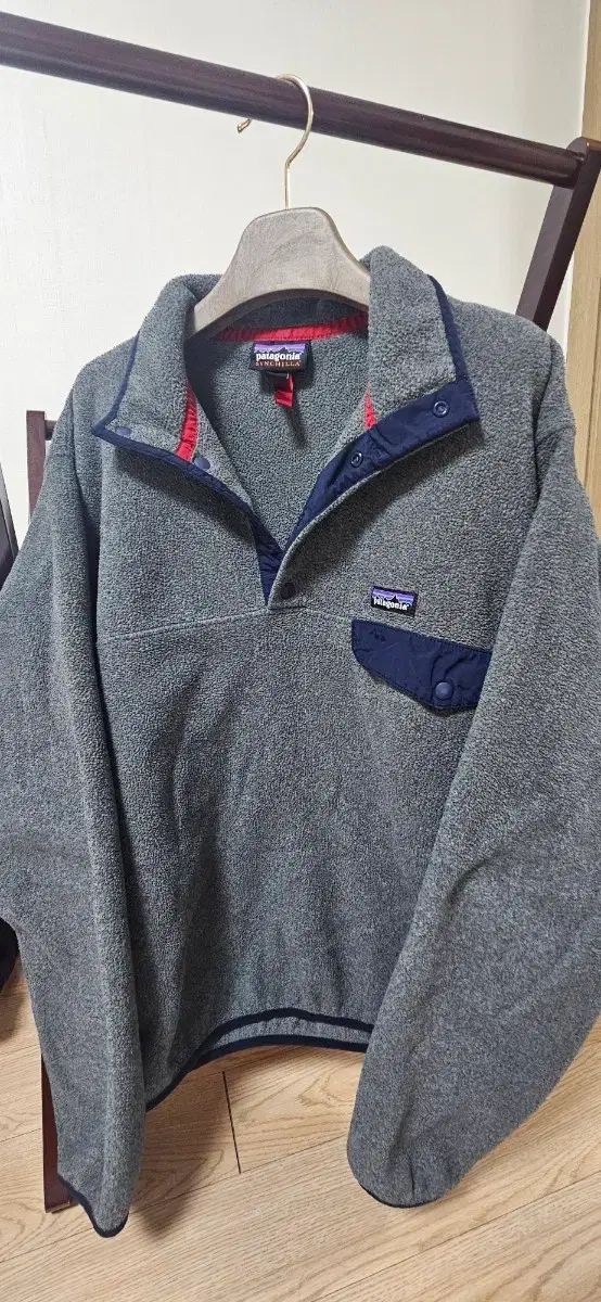 Men's M パタゴニア Synchilla（シンチラ） ニッケル/ネイビー