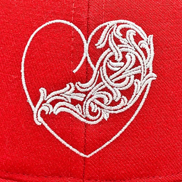 Chrome Hearts クロムハーツ ハートロゴ 刺繍 ベースボールキャップ