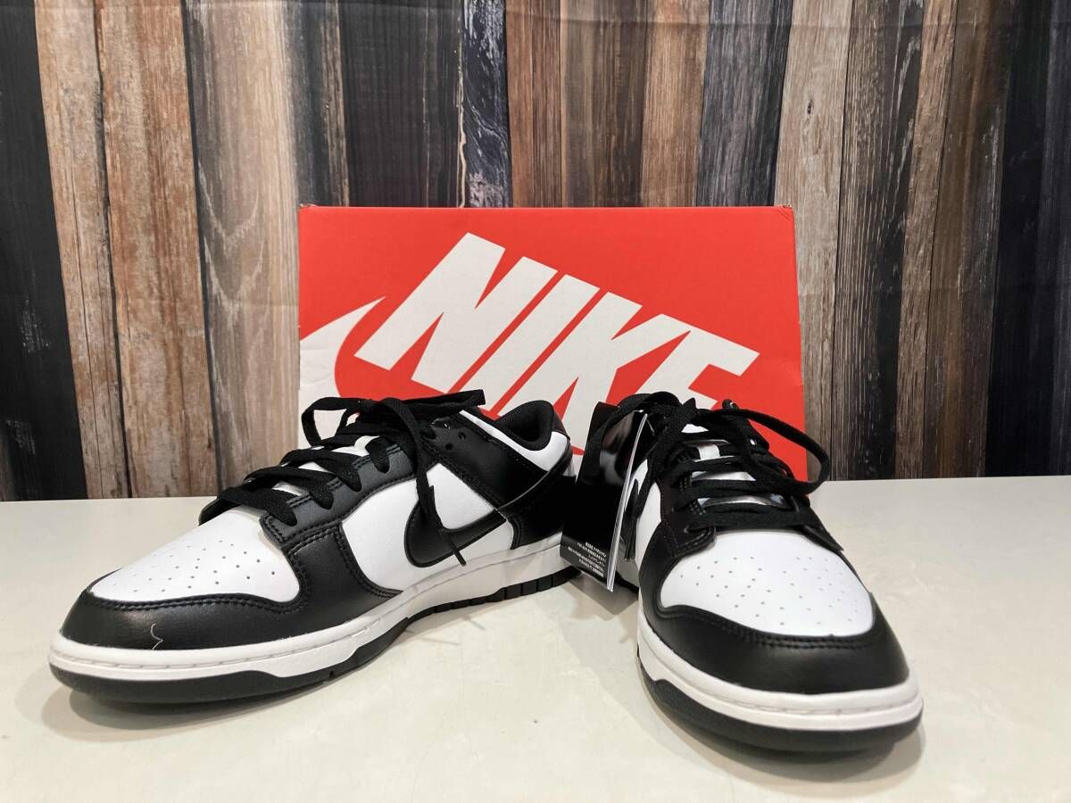 タグ付き】NIKE ナイキ ダンク LOW レトロ BLACK/WHITE HF5441-100