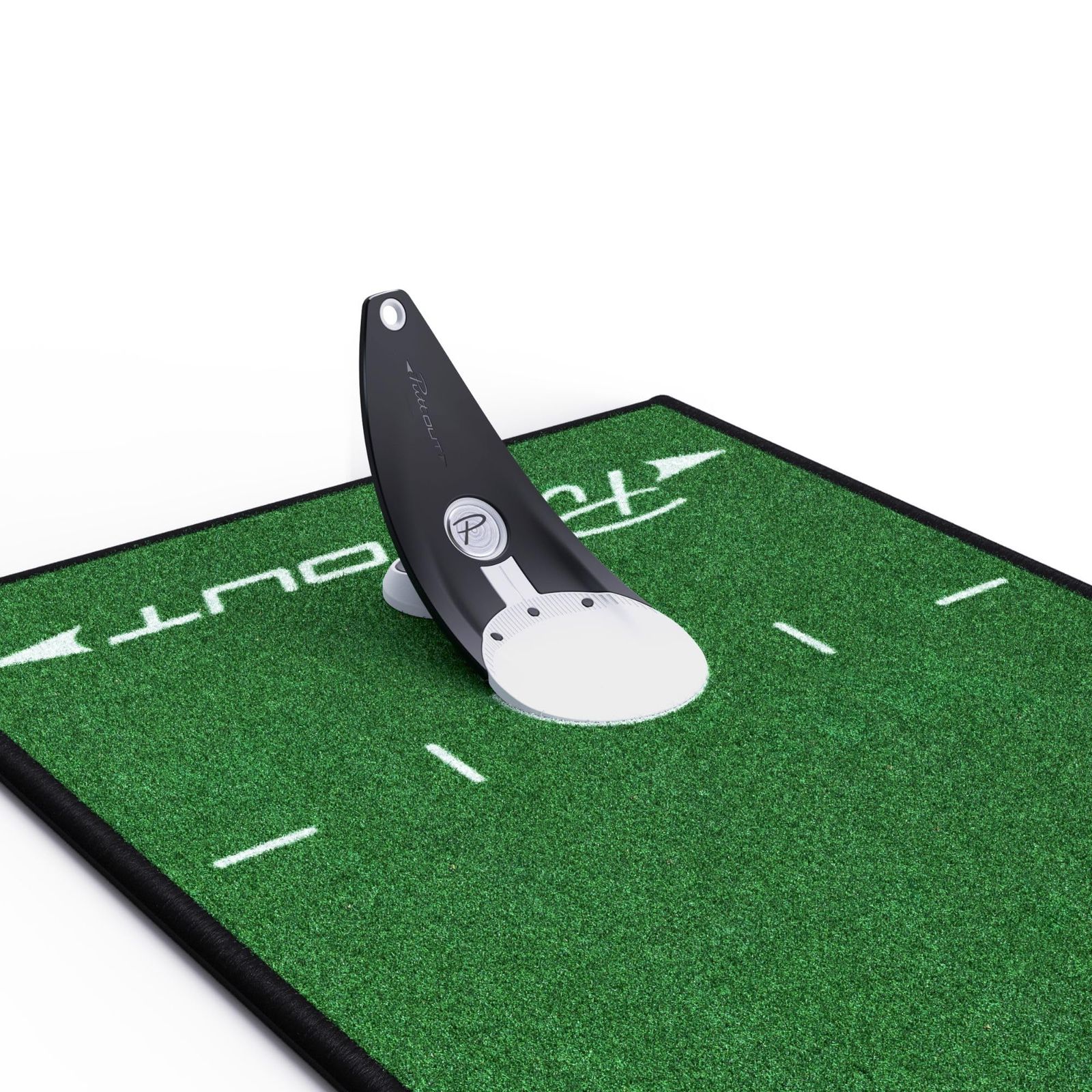 パター練習器具 - 【室内で出来る本格的なパッティング】 プレミアムプレッシャーパットトレーナー ゴルフ練習器具 PuttOUT (距離感や方向性の調整に!)