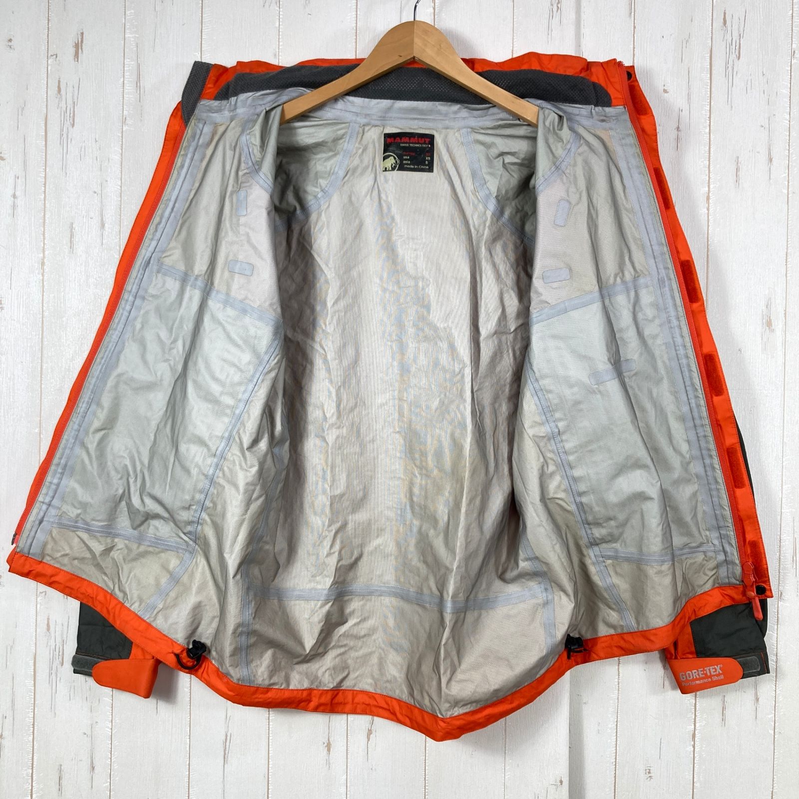 📦️Men's S オレンジ系 Mammut ( マムート ) セットアップ レイン