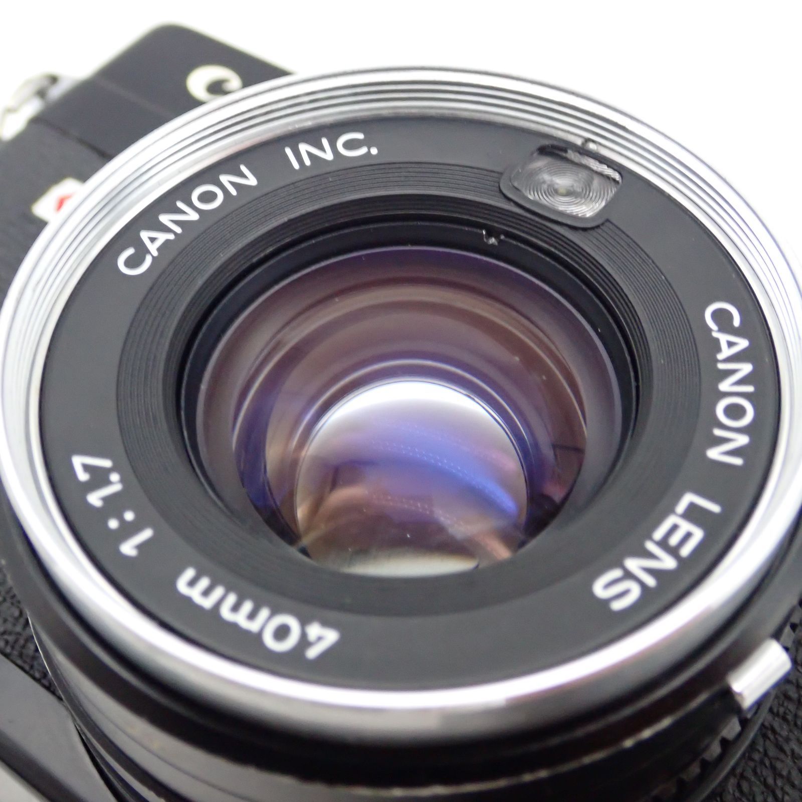 美品+ Canon Canonet QL17 G-III G3 ブラックペイント 40mm f1.7