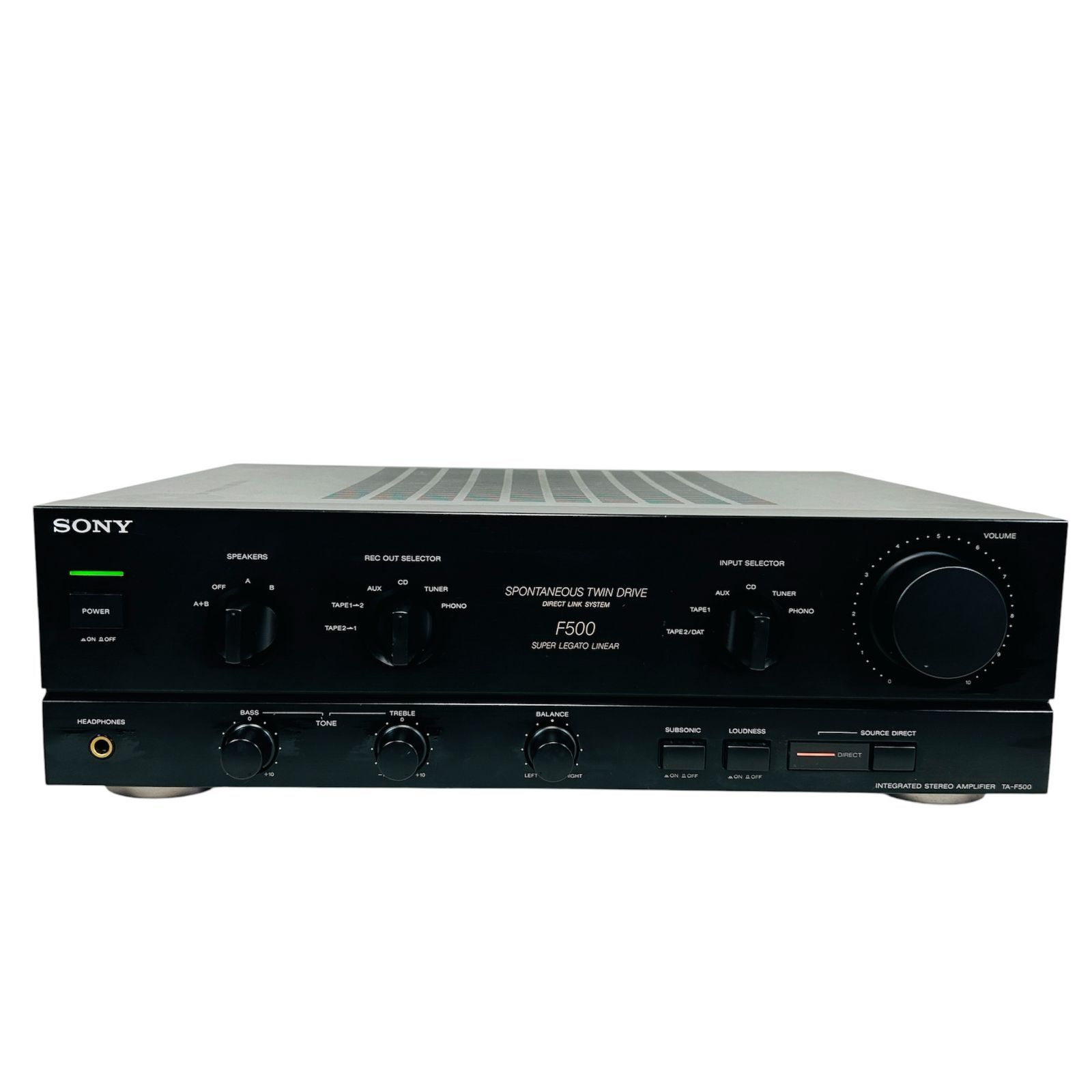 現状品】SONY ソニー プリメインアンプ TA-F500 (B) ブラック