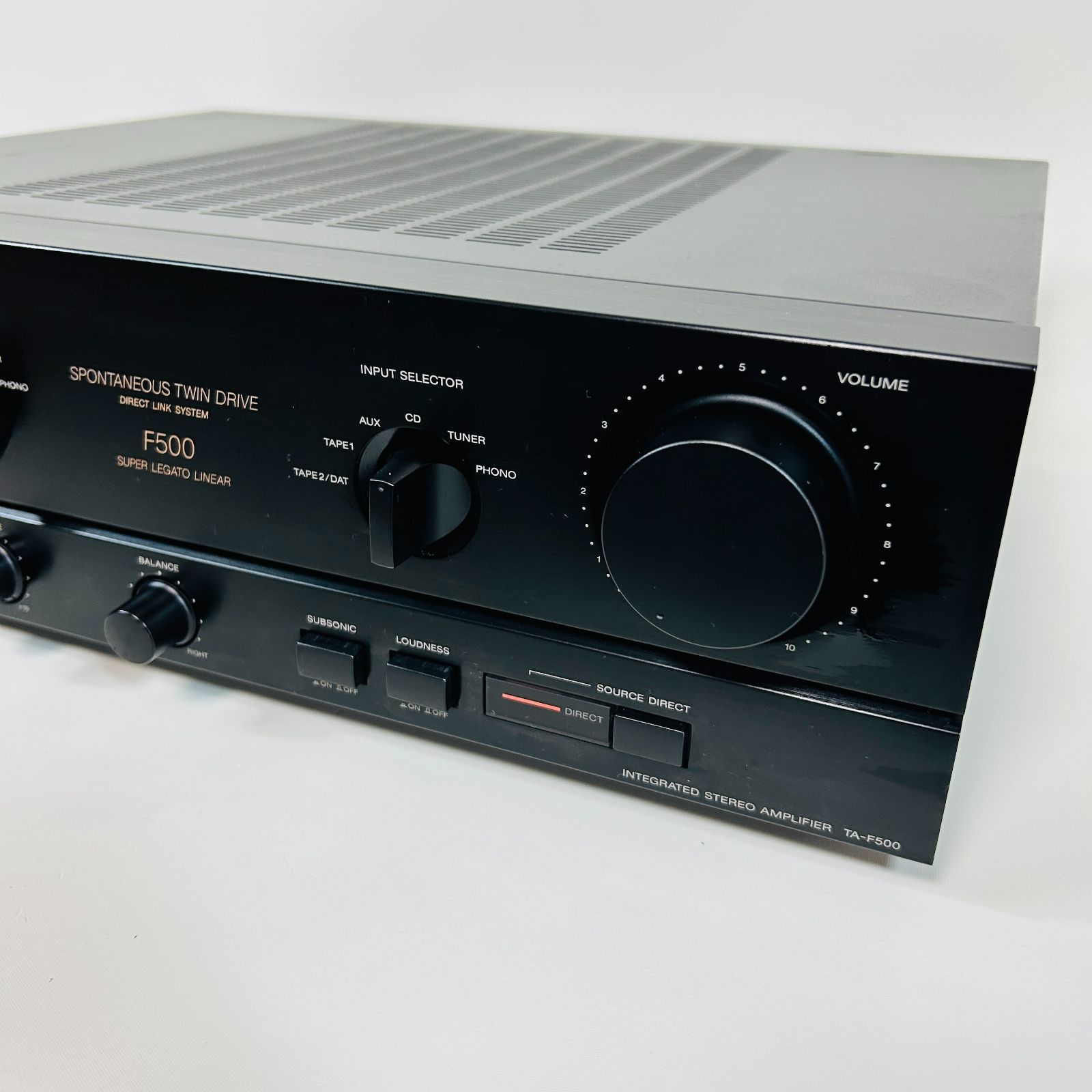 現状品】SONY ソニー プリメインアンプ TA-F500 (B) ブラック