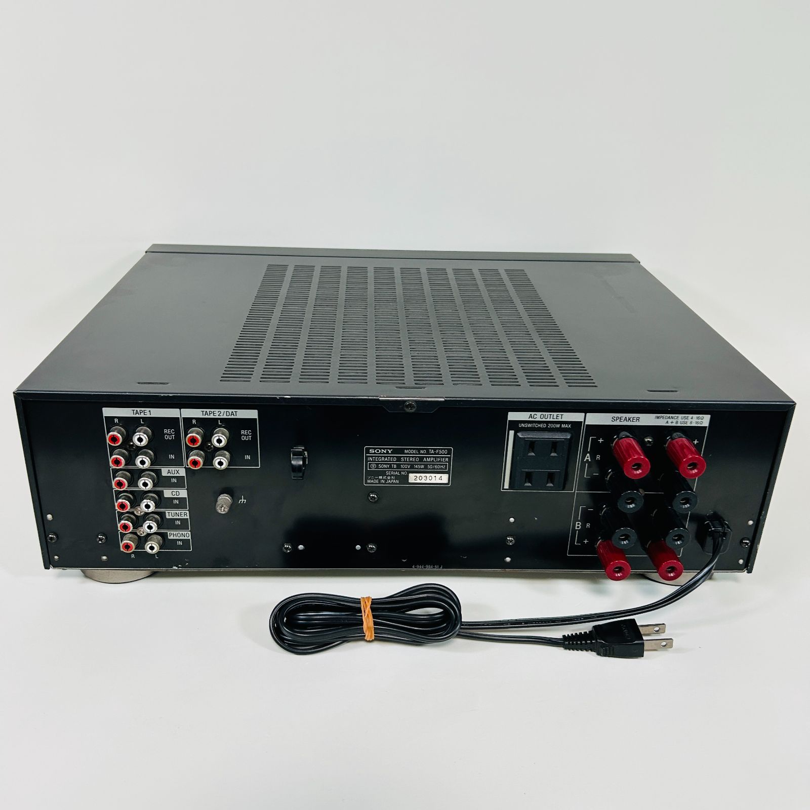現状品】SONY ソニー プリメインアンプ TA-F500 (B) ブラック