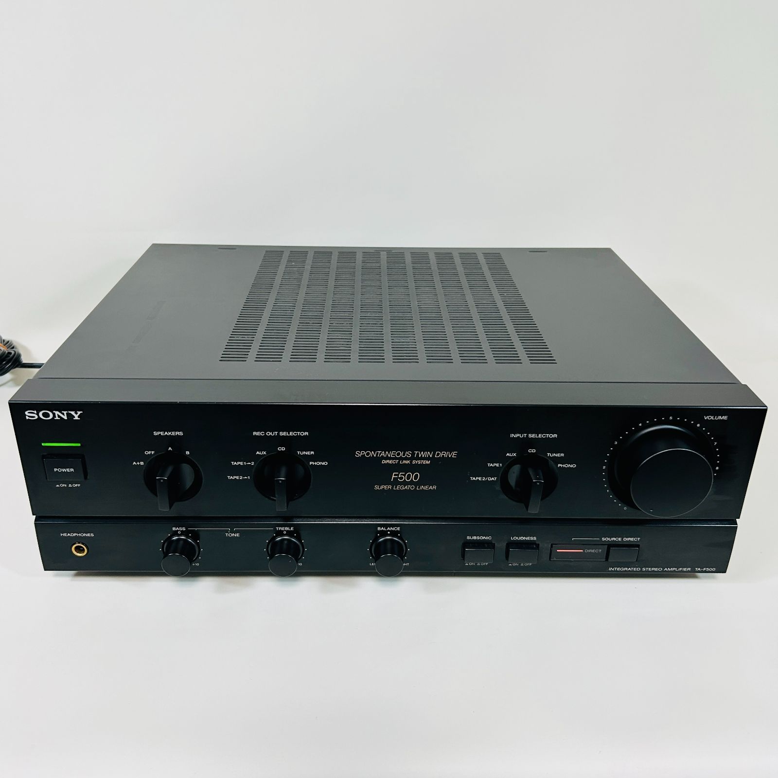現状品】SONY ソニー プリメインアンプ TA-F500 (B) ブラック