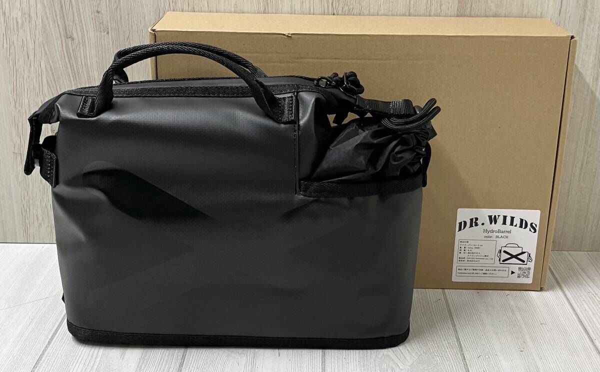 DR.WILDS HydroBarrel ドクターワイルズ ハイドロバレル ショルダーバッグ ブラック メンズ レディース バッグ 黒