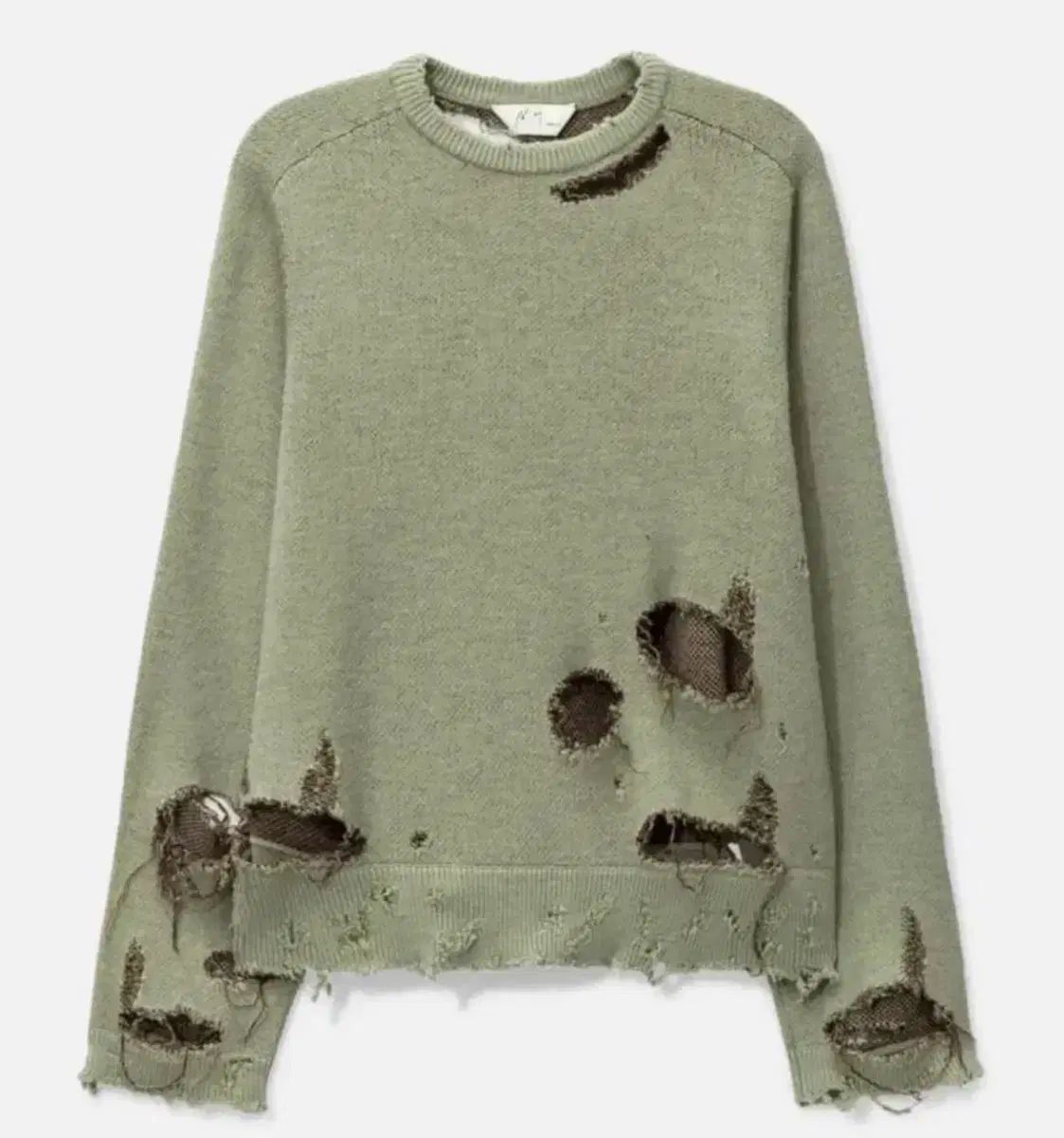 (値下げ可能)アンセルムダメージニット ANCELLM DAMAGE KNIT