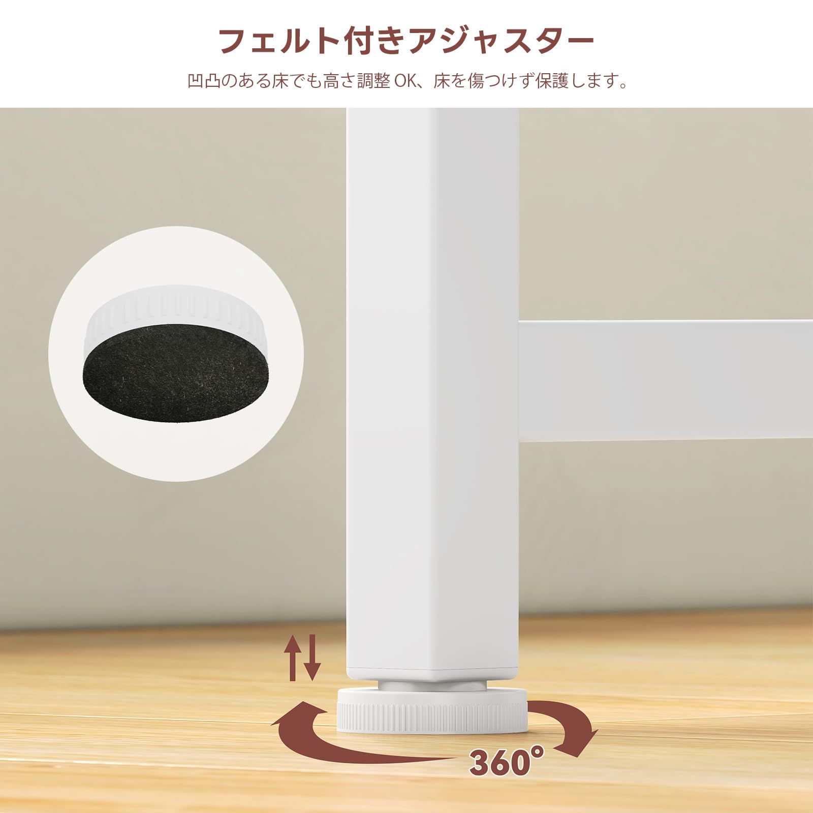 LunarLight オープンシェルフラック 幅60奥行き30高さ172.5cm 5段ラック 収納棚 引き出し付き・位置調節可能 アジャスター・フェルト付き 本棚 整理棚 収納ラック 省スペース スリム おしゃれ 組立簡単 工具不要 耐震転倒防止 (真っ白,