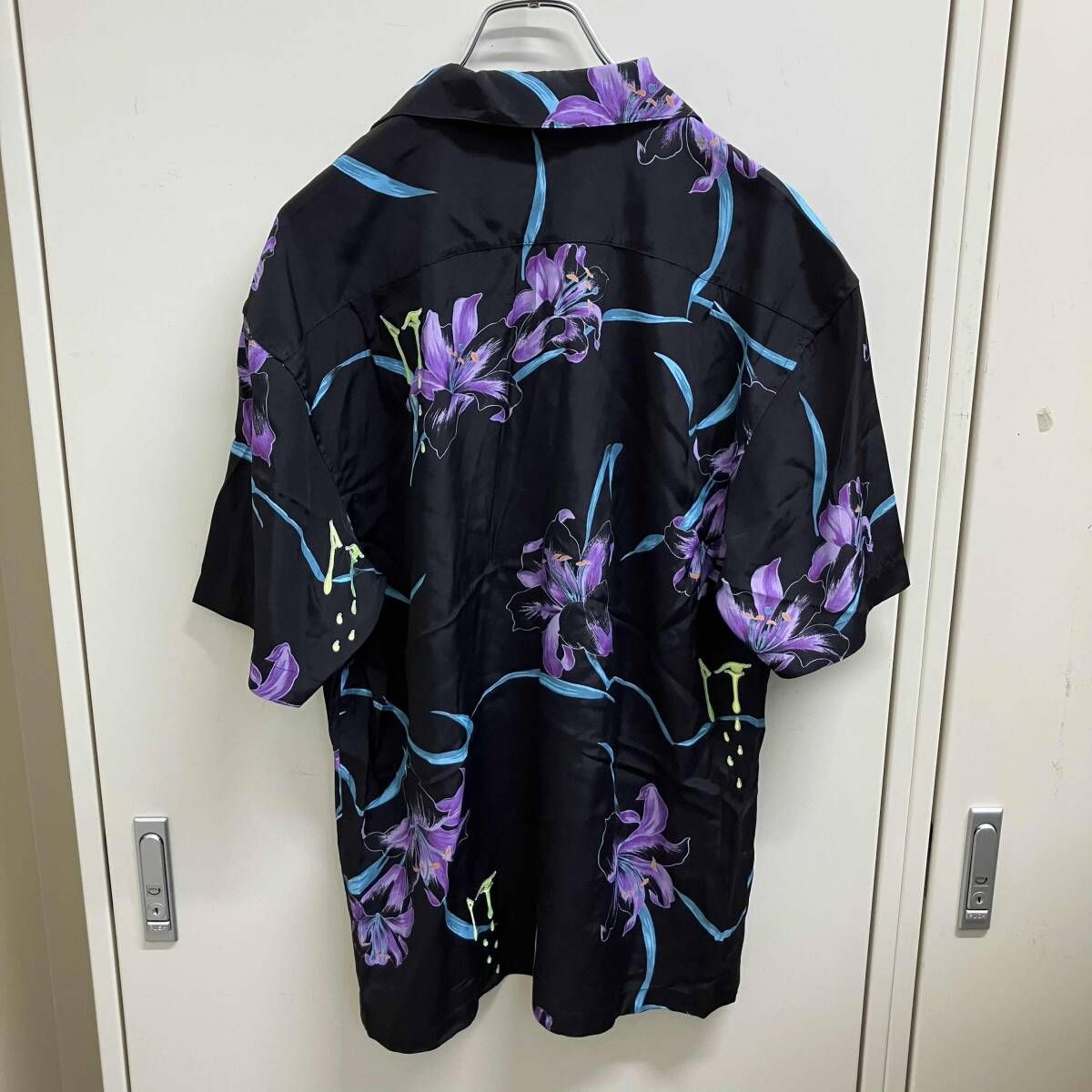 26ss Supreme AOI Lilies S/S Shirtサイズ:S ブラック シュプリーム