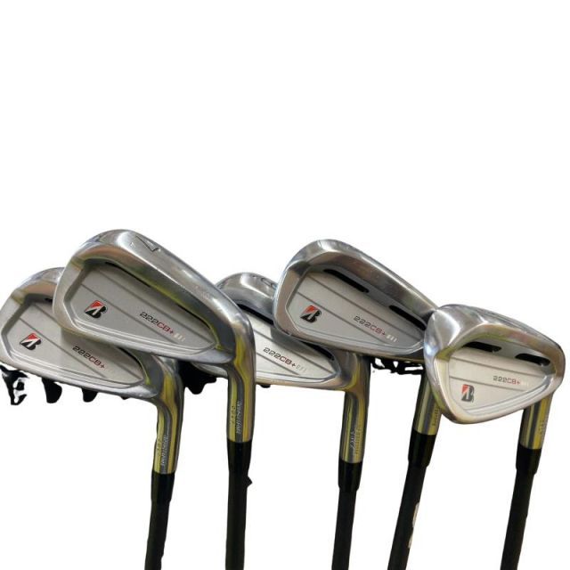【中古】 ブリヂストン BRIDGESTONE 222CB+ 6S アイアンセット IR リシャフト (フレックスその他) メンズ 男性用 右利き 右用 Cランク ゴルフクラブ