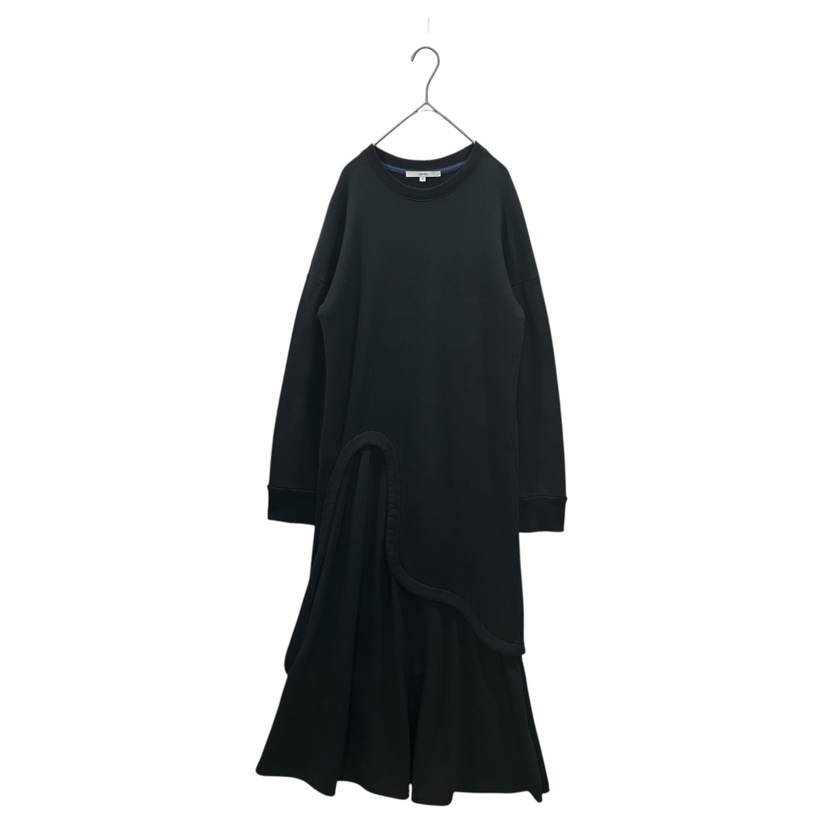 UN3D.(アンスリード) Layered-Touch Sweatshirt Dress レイヤード