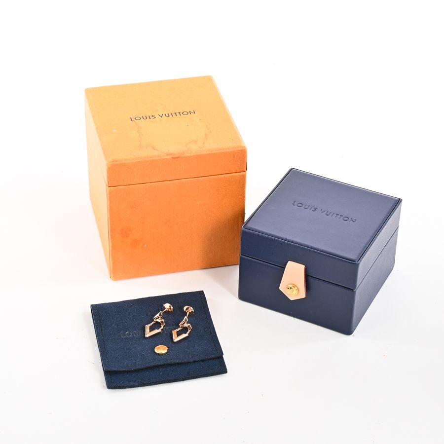 LOUIS VUITTON ルイヴィトン ピアス LVヴォルト アップサイド ダウン