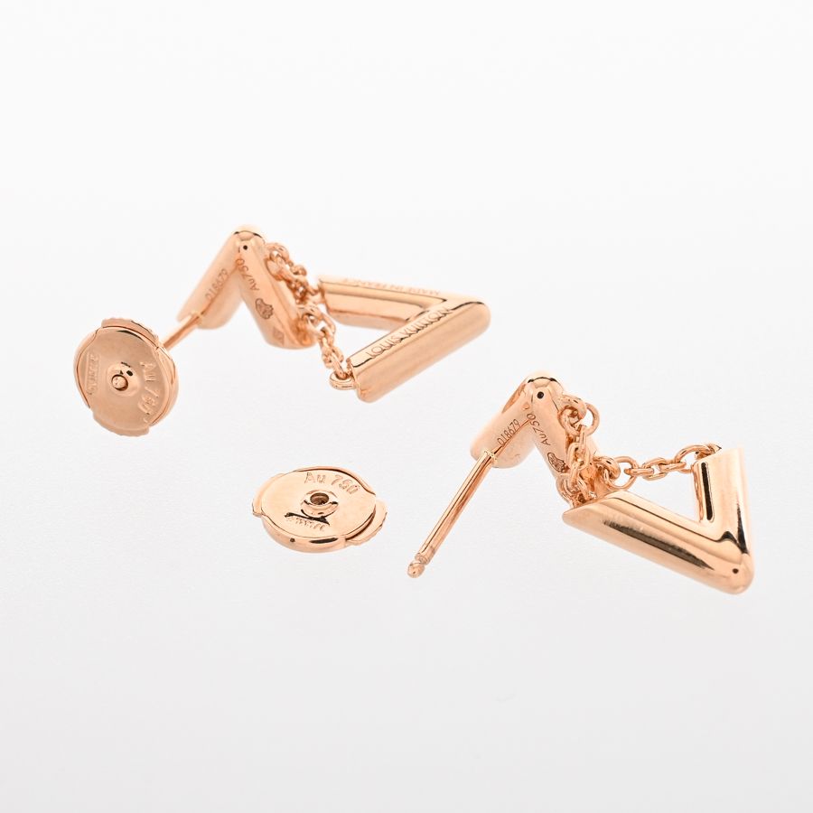 LOUIS VUITTON ルイヴィトン ピアス LVヴォルト アップサイド ダウン