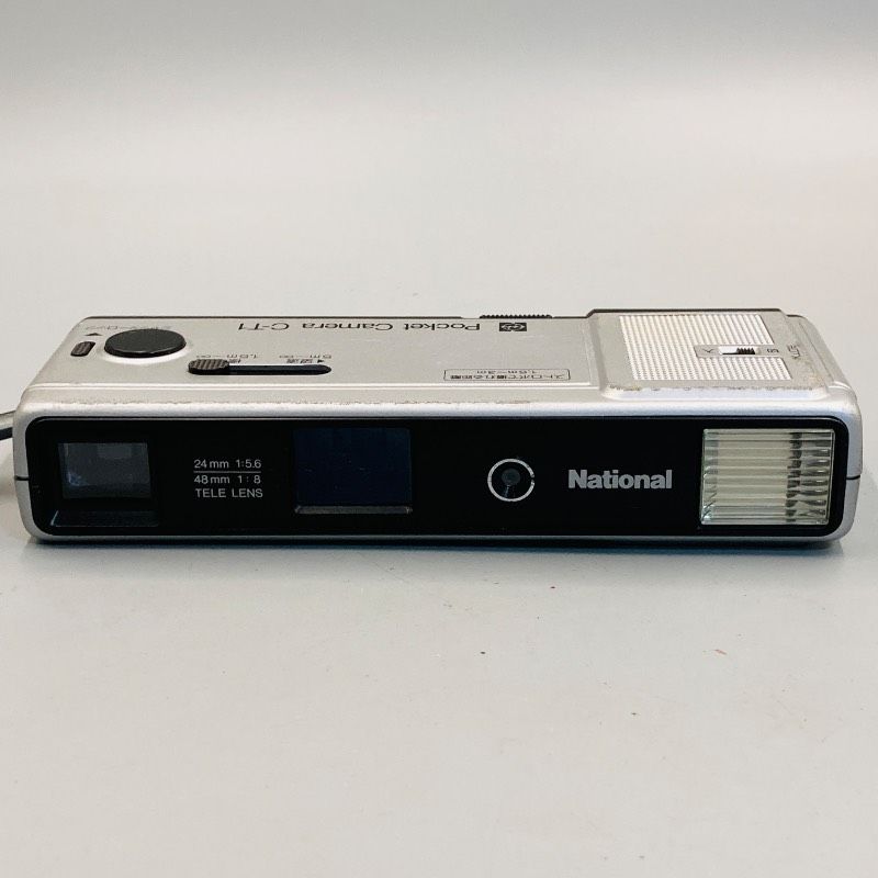 ジャンク品】National Pocket Camera ポケットカメラ C-T1 シルバー 銀